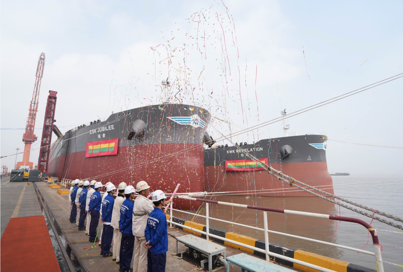 【SWS要聞】廿載再攜手，同心鑄新章 | 公司為泰昌祥集團(tuán)建造的兩艘新船順利命名